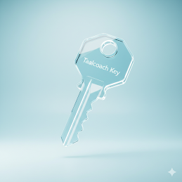 Taalcoach Key - Leer taal in jouw tempo, stap voor stap begeleid.