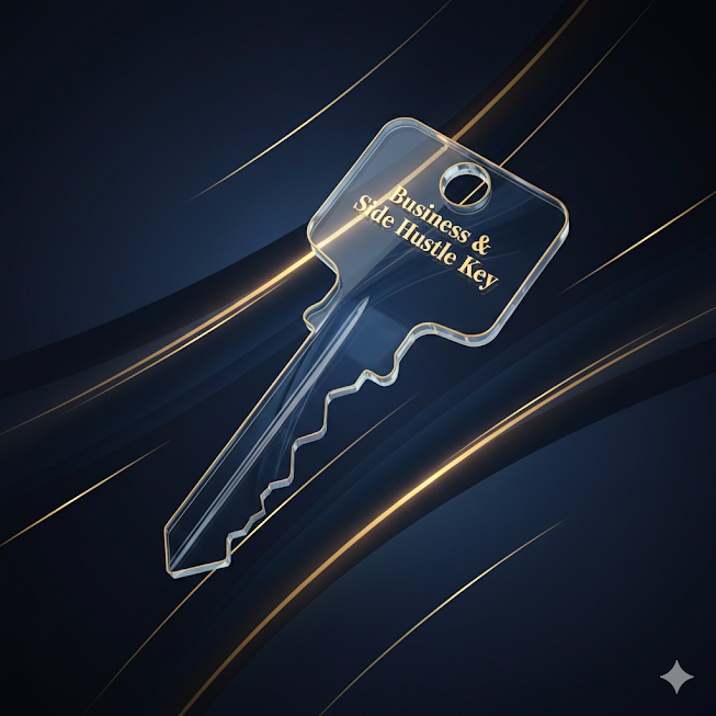 Business & Side Hustle Key - Krijg helderheid over je volgende zakelijke stap.