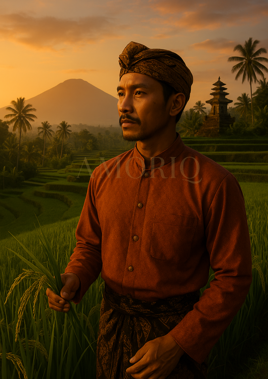 Man of the Harvest – Balinese Serenity